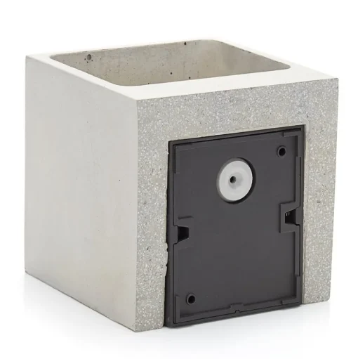 Beton grijze LED buiten wandlamp Riak