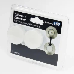 Beweegbare LED inbouwspot Erik mat-nikkel