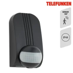 Bewegingssensor Funchal, max. 1.000W LED, zwart
