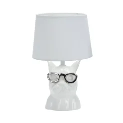 Biagio tafellamp, wit, keramiek, 29 cm hoog, E14