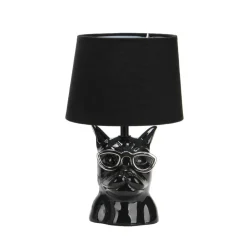 Biagio tafellamp, zwart, keramiek, 29 cm hoog, E14