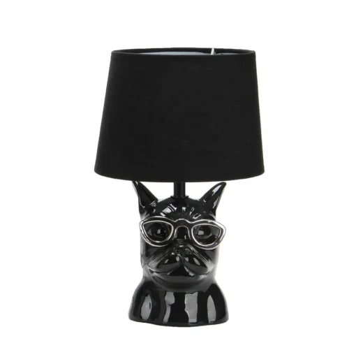 Biagio tafellamp, zwart, keramiek, 29 cm hoog, E14