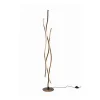 Blaze LED vloerlamp met dimmer, CCT, aluminium
