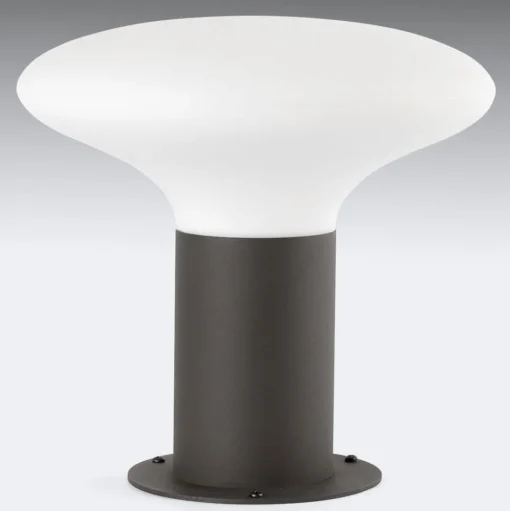 Blub's LED sokkellamp, antraciet, hoogte 24 cm
