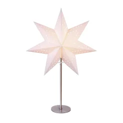 Bobo tafellamp, wit, papieren ster, hoogte 51 cm, E14