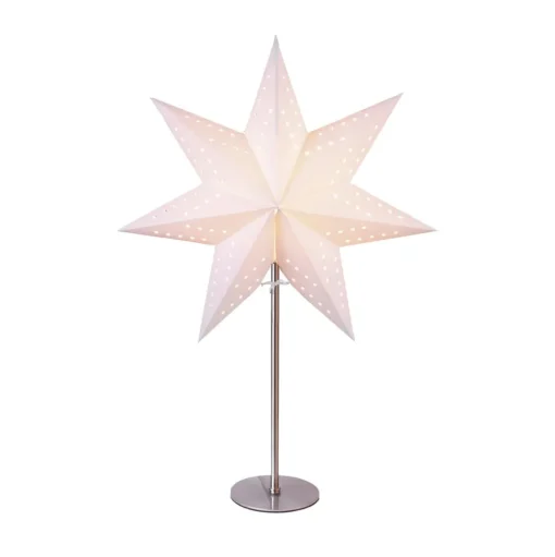 Bobo tafellamp, wit, papieren ster, hoogte 51 cm, E14