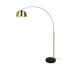 Boog vloerlamp Argentina, messing