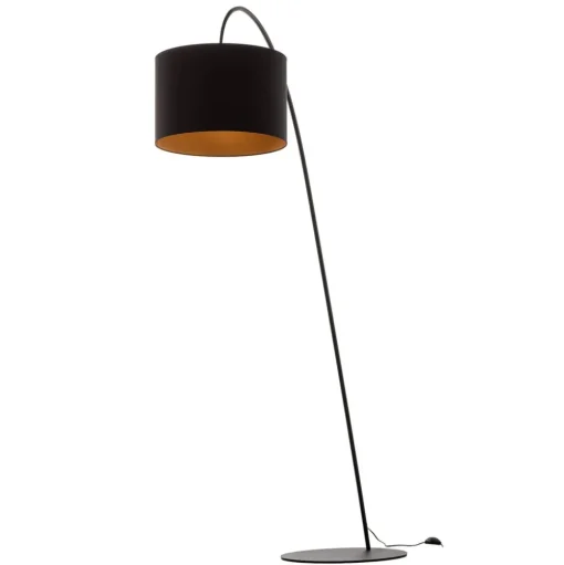 Booglamp Alice met zwart-gouden kap