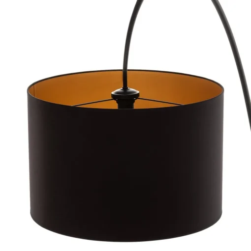 Booglamp Alice met zwart-gouden kap