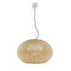 Bover LED buiten hanglamp Garota, wit/ivoorkleurig
