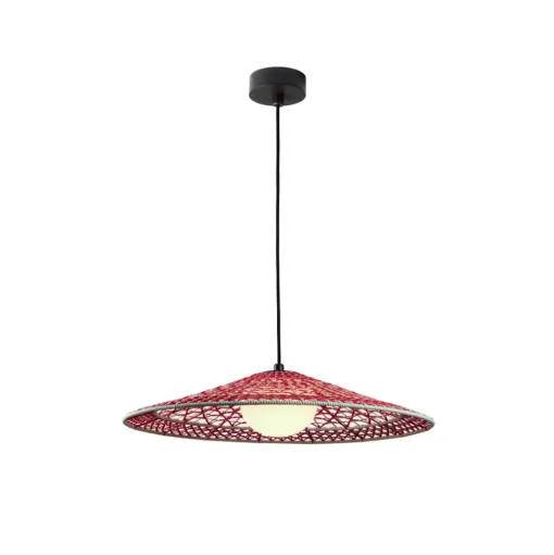 Bover LED buiten hanglamp Nans Balis S/55, bruin/rood