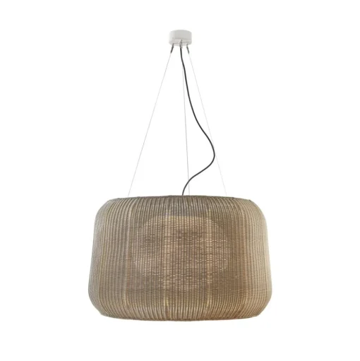 Bover LED buiten hanglamp Fora 90, natuurlijk wit/beige
