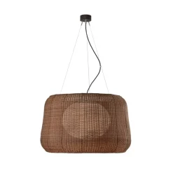Bover LED buiten hanglamp Fora 90, grafietbruin/bruin