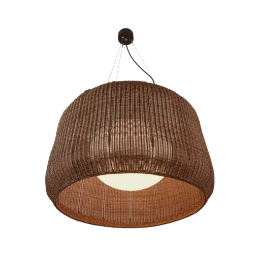 Bover LED buiten hanglamp Fora 90, grafietbruin/bruin