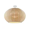 Bover LED buiten plafondlamp Garota, wit/ivoorkleurig