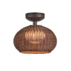 Bover LED buiten plafondlamp Garota, grafietbruin/bruin