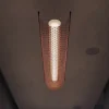 Bover LED hanglamp Nans Balis S/140, bruin/rood, 140 cm
