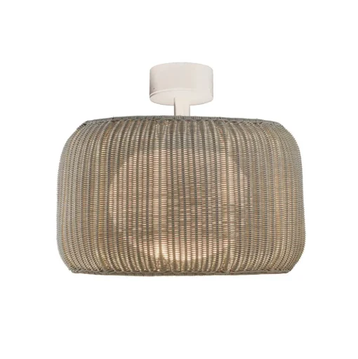 Bover LED plafondlamp Fora, natuurlijk wit/beige, Ø 50 cm