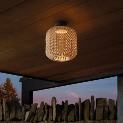Bover Nans PF/31 LED buiten plafondlamp, bruin