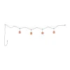 Bover Nans S/16/4L LED-buiten hanglamp, rood