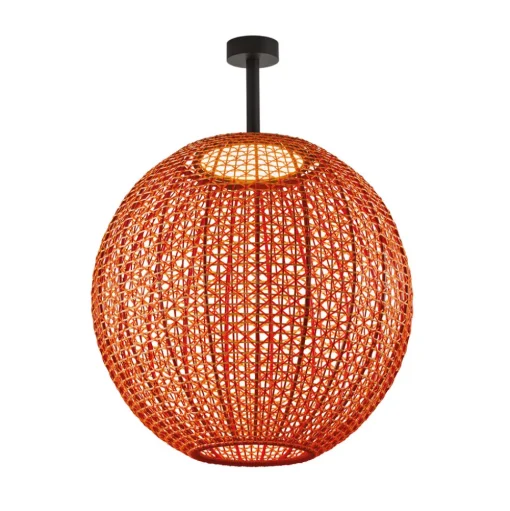 Bover Nans Sphere PF/60 LED buiten plafondlamp rood