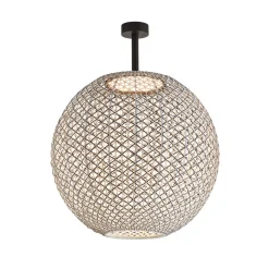 Bover Nans Sphere PF/80 LED buiten plafondlamp bruin