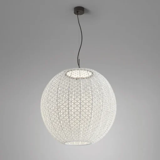 Bover Nans Sphere S/80 LED buiten hanglamp beige