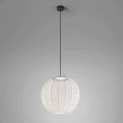 Bover Nans Sphere S/60 LED buiten hanglamp beige