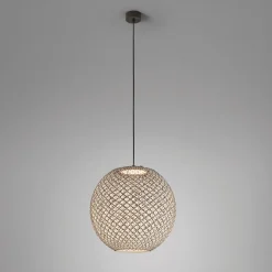 Bover Nans Sphere S/60 LED buiten hanglamp bruin