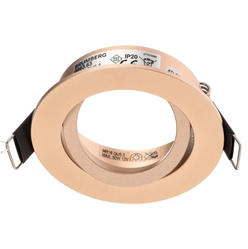 BRUMBERG 0063 plafond inbouwspot rond crème