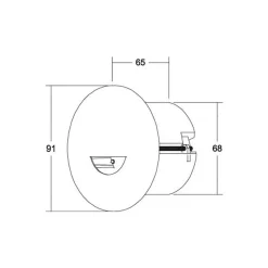 BRUMBERG Adapt Wall LED inbouwspot, mat wit