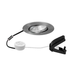BRUMBERG BB23 IP65 RC driver ronde aansluitdoos mat nikkel