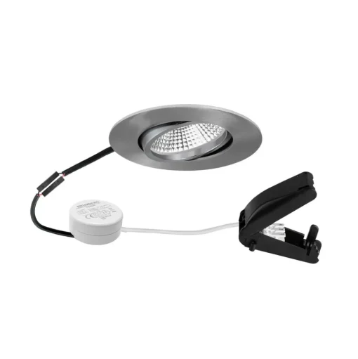 BRUMBERG BB23 IP65 RC driver ronde aansluitdoos mat nikkel