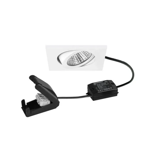 BRUMBERG BB05 LED spot aan/uit aansluitdoos structuur wit