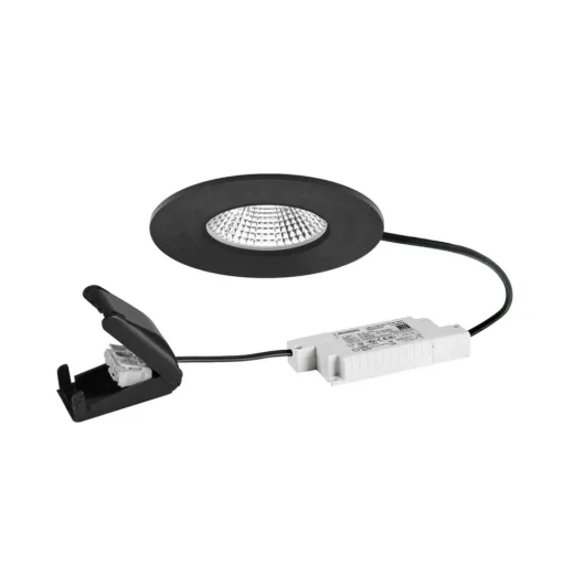 BRUMBERG inbouwspot BB20 IP65 RC aansluitdoos zwart