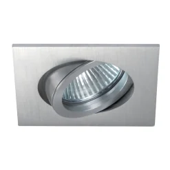 BRUMBERG inbouwspot Tirrel-S, GU10 fitting, mat aluminium
