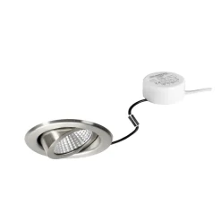 BRUMBERG LED inbouwspot BB09, RC, driver rond, roestvrij staal