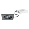 BRUMBERG LED inbouwspot Tirrel-S, dimbaar, titaan mat