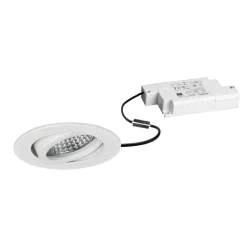 BRUMBERG LED inbouwspot Tirrel-R, dimbaar, mat wit