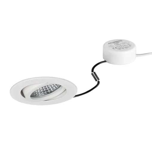 BRUMBERG LED inbouwspot Tirrel-R RC, driver rond, mat wit