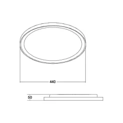 BRUMBERG LED plafondlamp Sunny Midi, DALI, 3.000 K, wit