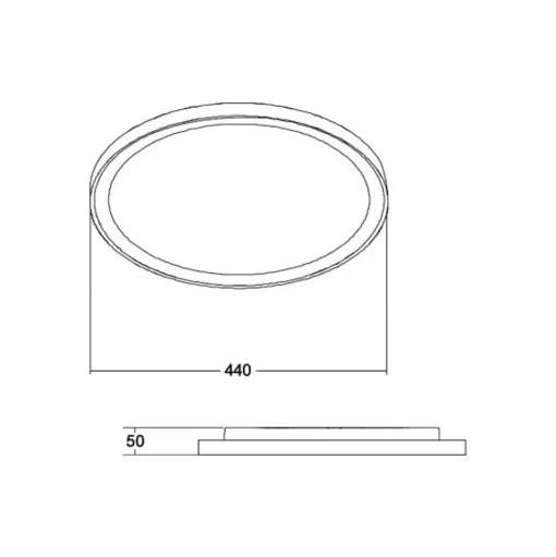 BRUMBERG LED plafondlamp Sunny Midi, DALI, 3.000 K, wit