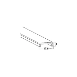 BRUMBERG One click afdekking, opaal, lengte 2 meter
