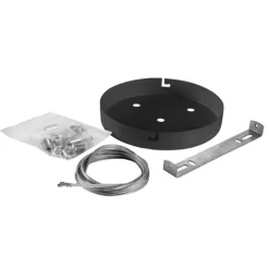 BRUMBERG Sunny hanglamp bij LED downlight, zwart