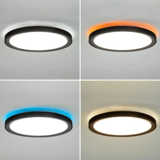 BRUMBERG Sunny Midi LED plafondlamp RC CCT zwart
