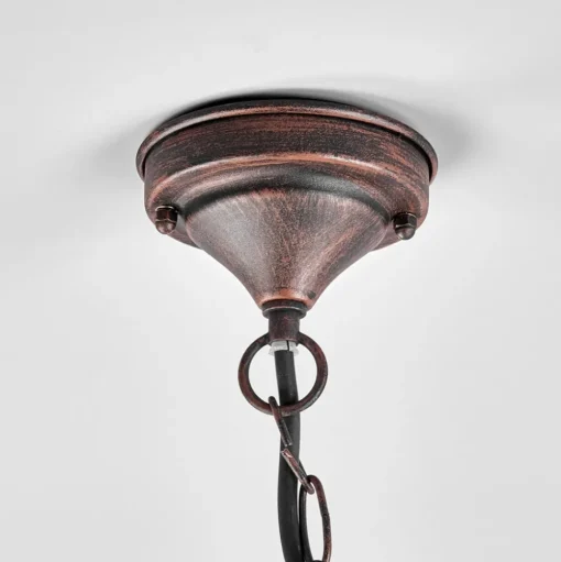 Buiten hanglamp Aruba, roestbruin