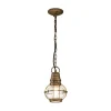 Buiten hanglamp Bridgepoint, nautik-look messing