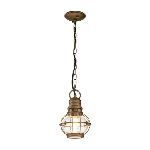 Buiten hanglamp Bridgepoint, nautik-look messing