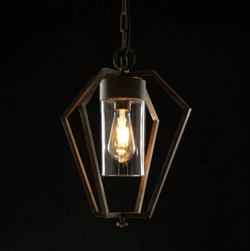 Buiten hanglamp Gemstone 3452 messing/helder