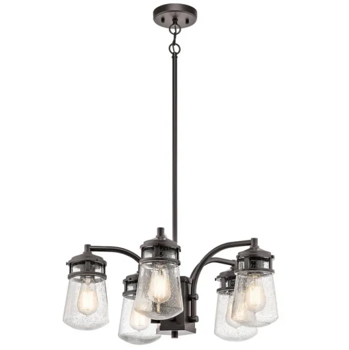 Buiten hanglamp Lyndon, 5-lamps